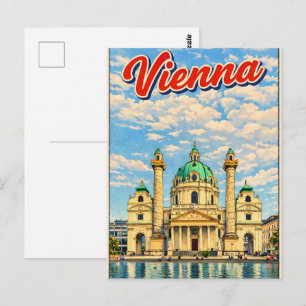 Illustrierte Geschenke der Stadt Wien Österreich  Postkarte