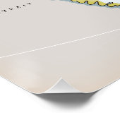 Illustrierte Grönlandkarte Poster (Ecke)