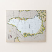 Illustrierte Grönlandkarte Puzzle (Horizontal)