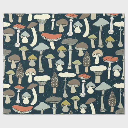 Illustrierte große Speiseräume Geschenkpapier (Flach)