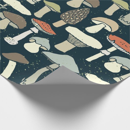 Illustrierte große Speiseräume Geschenkpapier (Ecke)