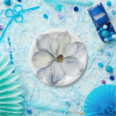 Illustrierte, handgemalte Peonie Pappteller (Party)