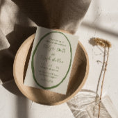 Illustrierte handgezeichnete Hochzeit Einladung