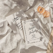 Illustrierte handgezogene Whimsical-Niedliche Hoch Einladung