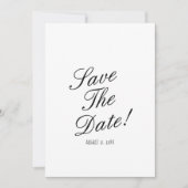 Illustrierte Handschrift Gezeichnet Niedliche Fun  Save The Date (Vorderseite)