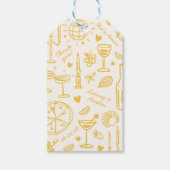 Illustrierte Hochzeit von Hand Gezeichnet Begrüßun Geschenkanhänger (Vorderseite)