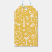 Illustrierte Hochzeit von Hand Gezeichnet Begrüßun Geschenkanhänger (Vorderseite)