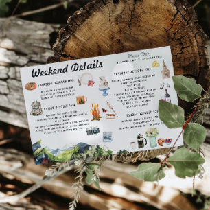 Illustrierte Hochzeitskarte Einladung