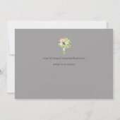 Illustrierte Hochzeitvorbereitung - Ikonen Spaß Einladung (Rückseite)