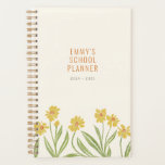 Illustrierte Hübsche gelbe Wildblumen Planer<br><div class="desc">Dieser spiralgebundene Notebook-Planer verfügt über eine cremefarbene Abdeckung mit texturalen und illustrierten gelben Wildblumen und einem modernen,  leicht zu personalisierenden,  gepanzerten Text. Vergessen Sie nicht,  den Text "return if found" auf der Rückseite zu bearbeiten,  falls Ihr Planer verloren geht.</div>