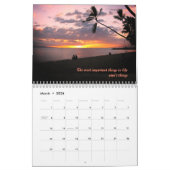 Illustrierte inspirierende und Motivierend Zitate Kalender (Mär 2026)