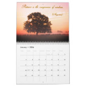 Illustrierte inspirierende und Motivierend Zitate Kalender (Jan 2026)
