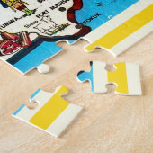 Illustrierte Iowa-Karte Postkarte Puzzle (Seite)