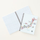 Illustrierte Japan-Karte Notizblock (Innenseite)