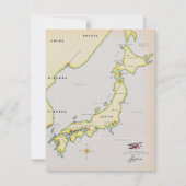 Illustrierte japanische Landkarte (Vorderseite)