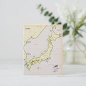 Illustrierte japanische Landkarte (Stehend Vorderseite)