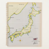 Illustrierte japanische Landkarte Planer (Vorderseite)