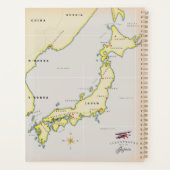 Illustrierte japanische Landkarte Planer (Rückseite)