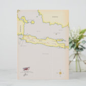 Illustrierte Java-Karte. (Stehend Vorderseite)