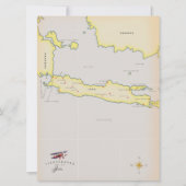 Illustrierte Java-Karte. (Vorderseite)