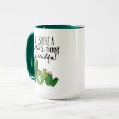 Illustrierte Kaktus-Tasse Tasse (Vorderseite Links)
