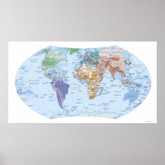 Illustrierte Karte 2 Poster (Vorne)