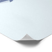 Illustrierte Karte Asiens Poster (Ecke)