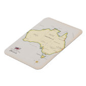 Illustrierte Karte Australiens Magnet (Linke Seite)