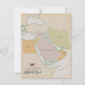 Illustrierte Karte des Nahen Ostens. (Rückseite)