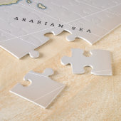 Illustrierte Karte des Nahen Ostens. Puzzle (Seite)