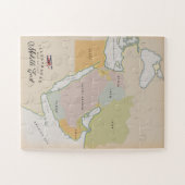 Illustrierte Karte des Nahen Ostens. Puzzle (Horizontal)