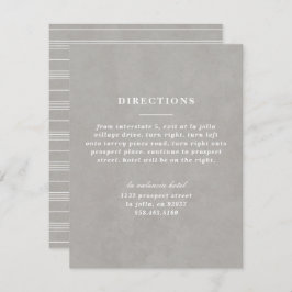 Illustrierte Karte für Knoten - Grau