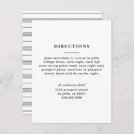 Illustrierte Karte für Knoten - Schwarz