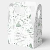 Illustrierte Karte Italiens | Hochzeit Geschenkschachtel (Geöffnet)