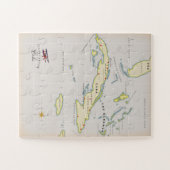 Illustrierte Karte Kubas Puzzle (Horizontal)