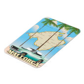 Illustrierte Karte Mallorcas Magnet (Linke Seite)