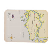 Illustrierte Karte Singapurs Magnet (Horizontal)