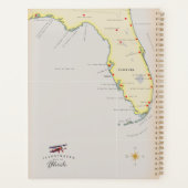 Illustrierte Karte von Florida Planer (Rückseite)
