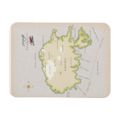 Illustrierte Karte von Island Magnet (Horizontal)