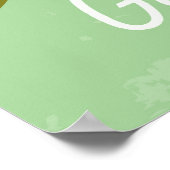 Illustrierte Karte von Louisiana, USA. Reise und R Poster (Ecke)