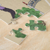 Illustrierte Karte von Oakland, Merritt-Puzzle-See Puzzle (Seite)