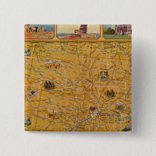 Illustrierte Karte von US Airways Button