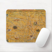 Illustrierte Karte von US Airways Mousepad (Mit Mouse)