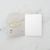 Illustrierte Karte Zyperns. (Innenseite)