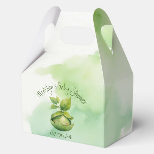 Illustrierte Kinderdusche für Grüne Anwendung Geschenkschachtel