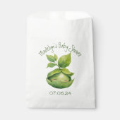 Illustrierte Kinderdusche für Grüne Anwendung Geschenktütchen (Vorderseite)