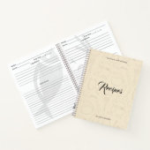 Illustrierte Küche Geschirrspüler Personalisiert R Notizblock (Innenseite)