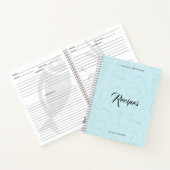 Illustrierte Küche Geschirrspüler Personalisiert R Notizblock (Innenseite)