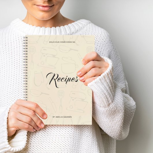 Illustrierte Küche Geschirrspüler Personalisiert R Notizblock