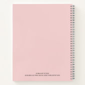 Illustrierte Küche Utensils Personalisiert Rezept Notizblock (Rückseite)